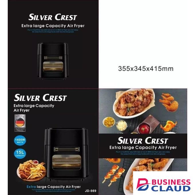 SILVER CREST 15L High-Capacity Air Fryer