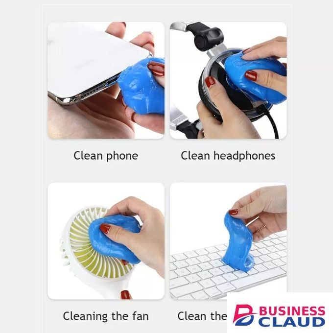 Reusable Keyboard Car Computer Universal Crystal Magic Dust Putty Cleaning Gel Slime Reusable Flexible Glue Universal Cleaning Tool. Can be reused as many times