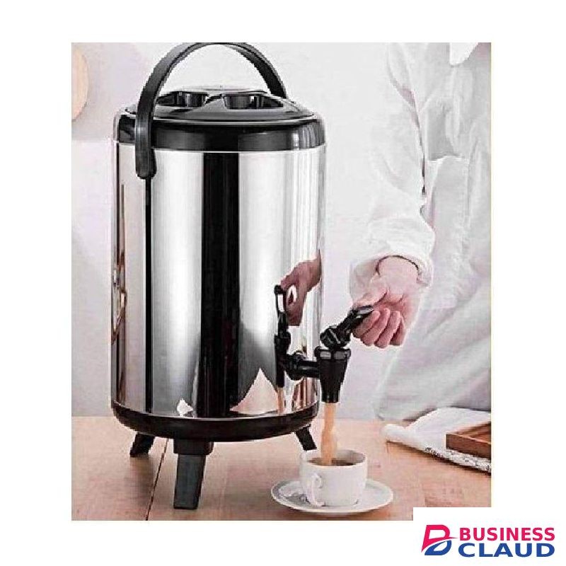 9.5 litres one tap stainless steel tea urn