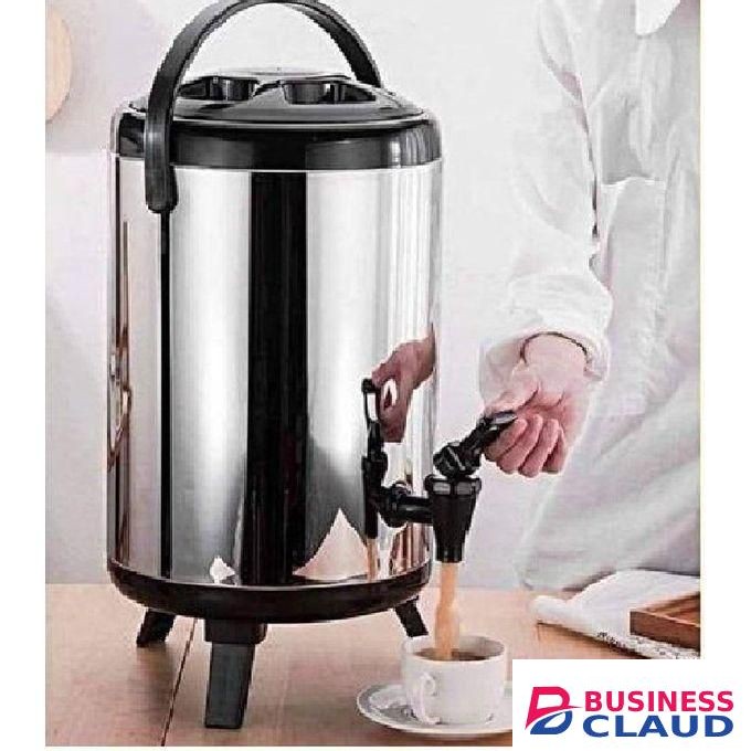 9.5 litres one tap stainless steel tea urn