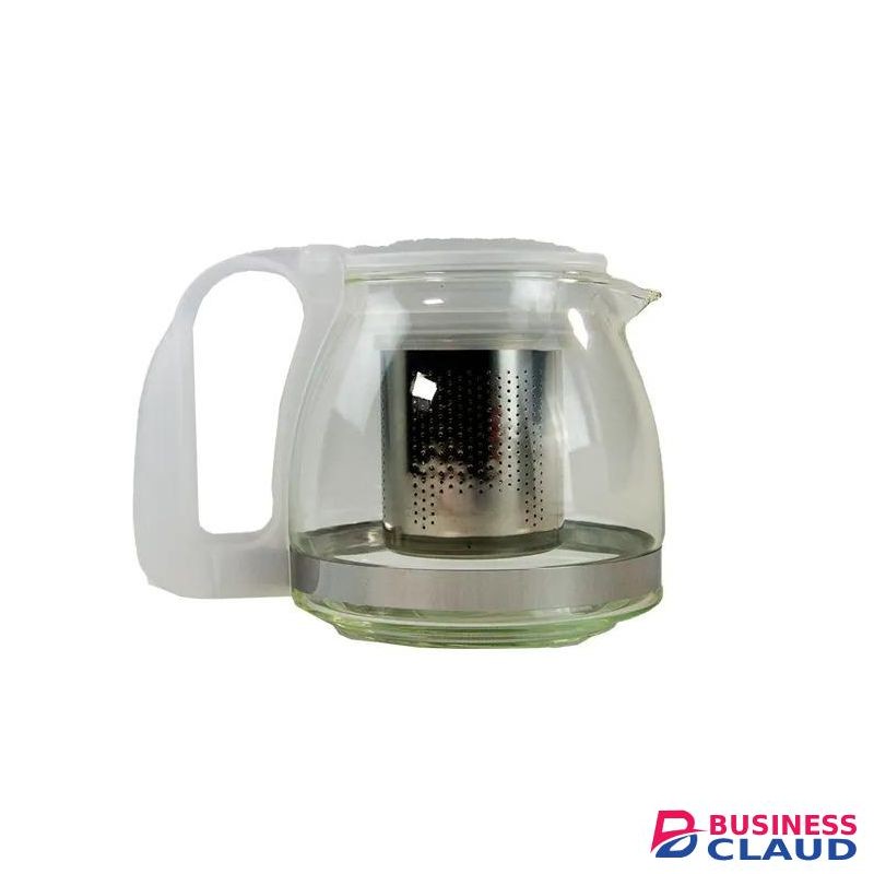 Miniso 5 Pcs Teapot + Cup Set Glass Stainless Steel Tea Pot 700ml
