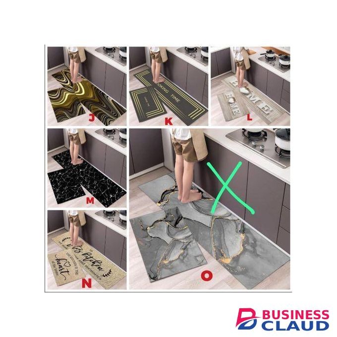 Kitchen Anti-Slip Mats – Durable Water-Resistant Floor Mats for Cooking Areas (Big & Medium Sizes)