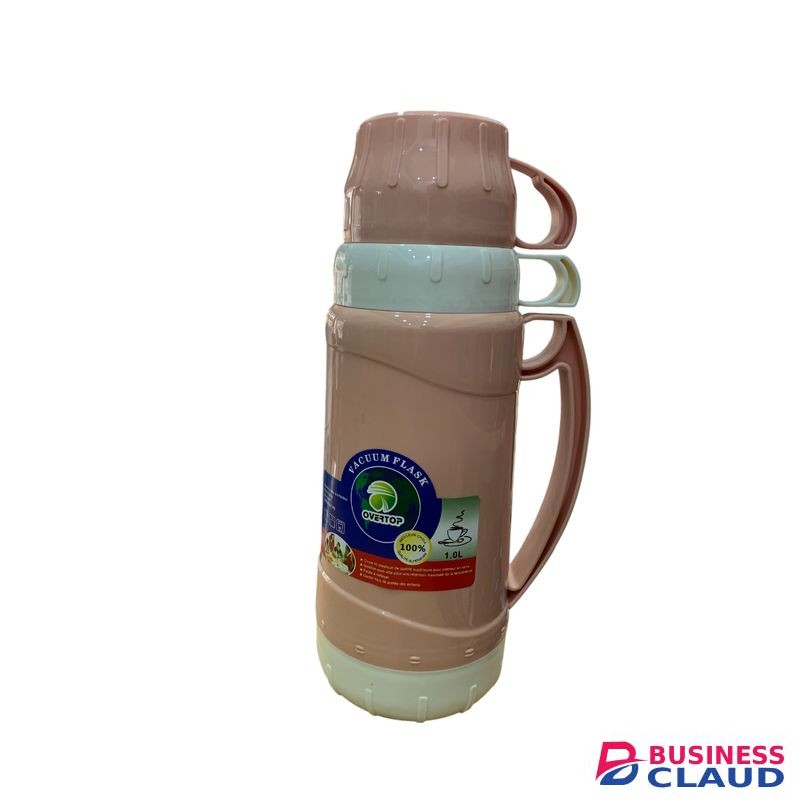 Overtop Vacuum Flask High-Quality Thermos 1L Pink