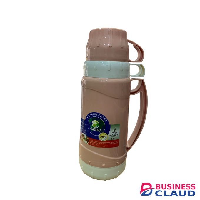 Overtop Vacuum Flask High-Quality Thermos 1L Pink