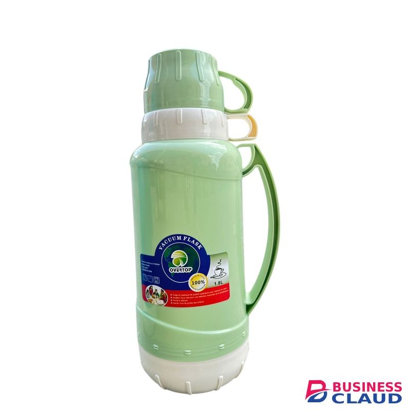 Overtop Vacuum Flask High-Quality Thermos 1.8L Green