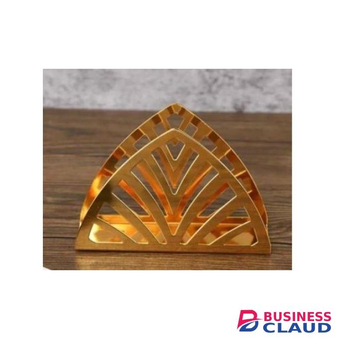 Golden Modern Decorative Metallic Napkin Serviette Holder For Kitchen,Dining ,Picnic ,Restaurant