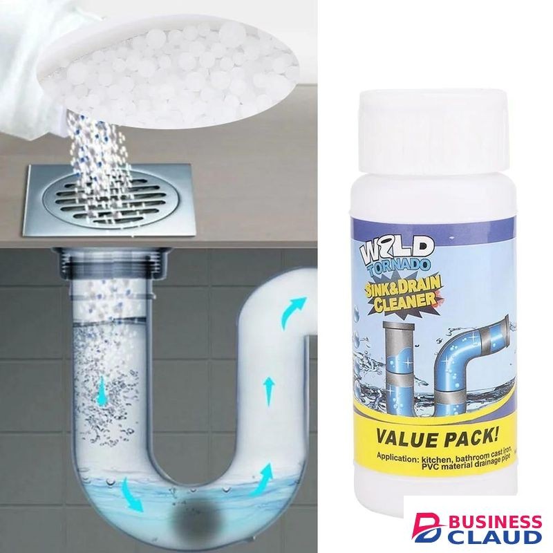 Sink & Drain Cleaner Powder Powerful & Clog Remover Sink Cleaning Powder Automatic Toilet Blockage Cleaner, Removes Clogs, Blockage in Washbasin Pack of 1-110g