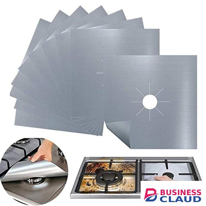 Kitchen Reusable Gas Stove Burner Tops Protection Cover Liners Mats