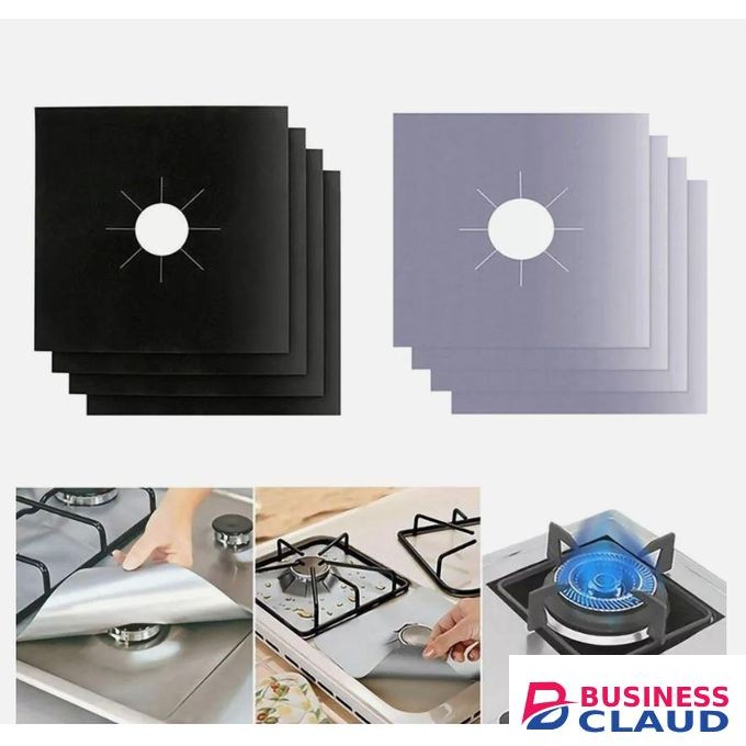 Kitchen Reusable Gas Stove Burner Tops Protection Cover Liners Mats
