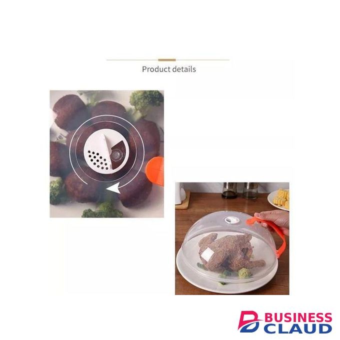 Microwave Food Cover Lid With Handle Anti Splash Sputtering