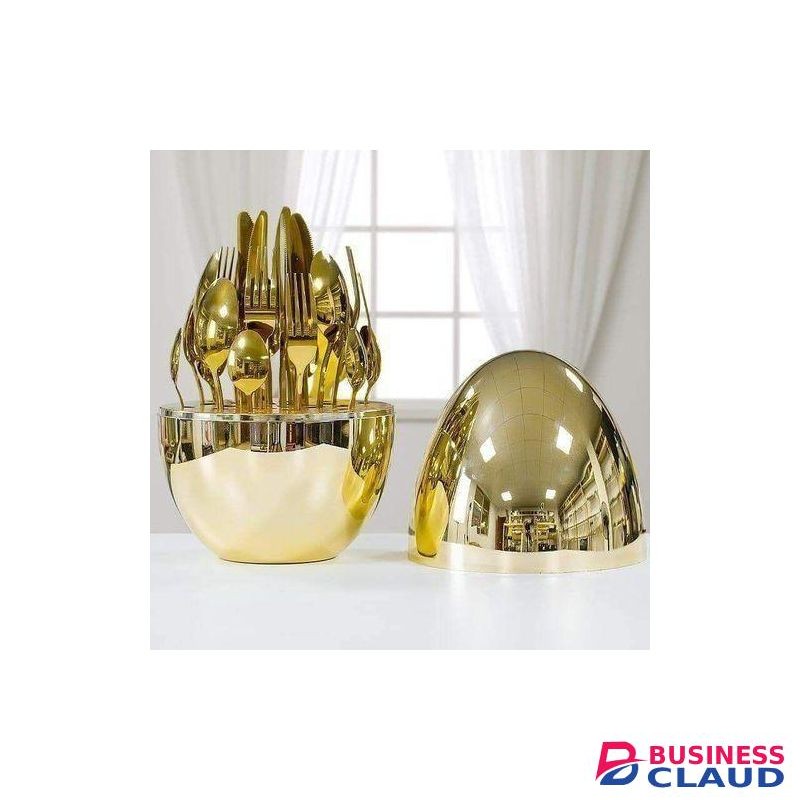 24pcs Mood Egg Knife/Fork/Spoon Cutlery Set