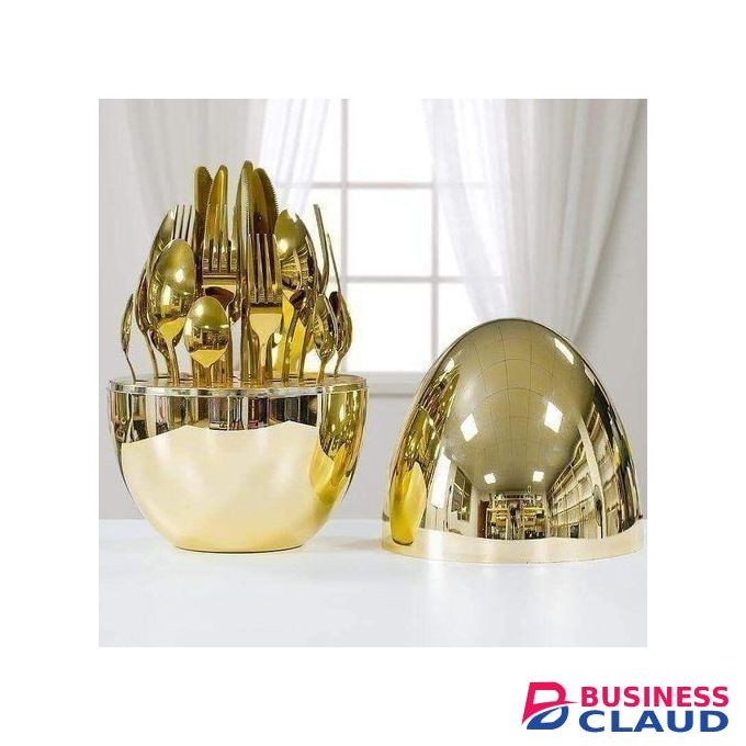 24pcs Mood Egg Knife/Fork/Spoon Cutlery Set