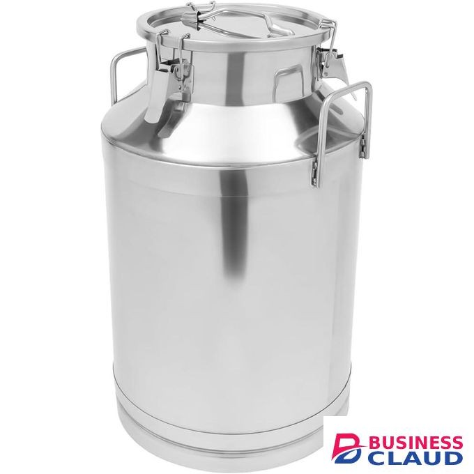 King Lion 50L Heavy-duty Aluminum Milk Can With Side Handles