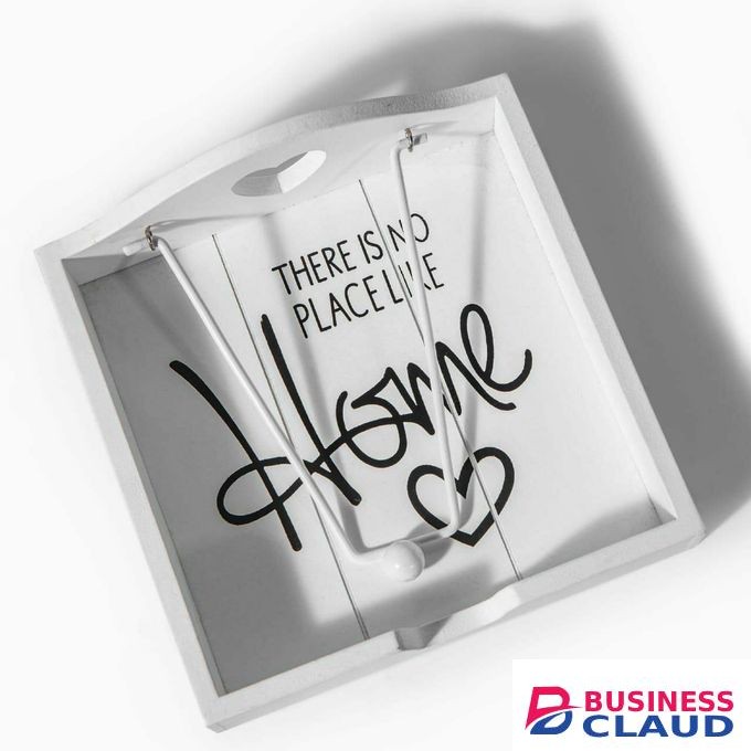 Wooden serviette holder