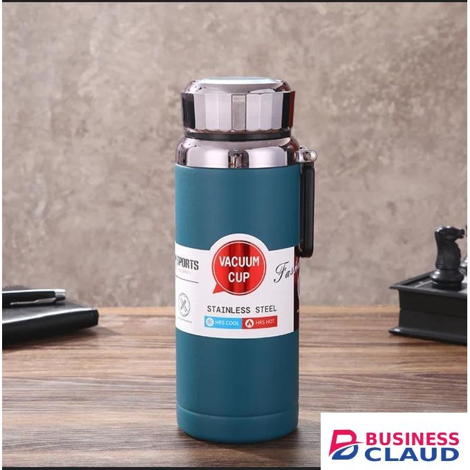 Stainless Steel Vacuum Cup, Thermal Insulated Water Bottle for Hot and Cold Beverages, Leak-Proof Travel Mug, Durable Unbreakable Portable Flask for Office, Outdoor, and Daily Use