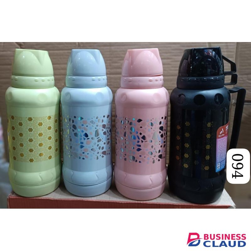 Niceone Plastic Body Glass Refill Thermos Flask 2l 1pc
