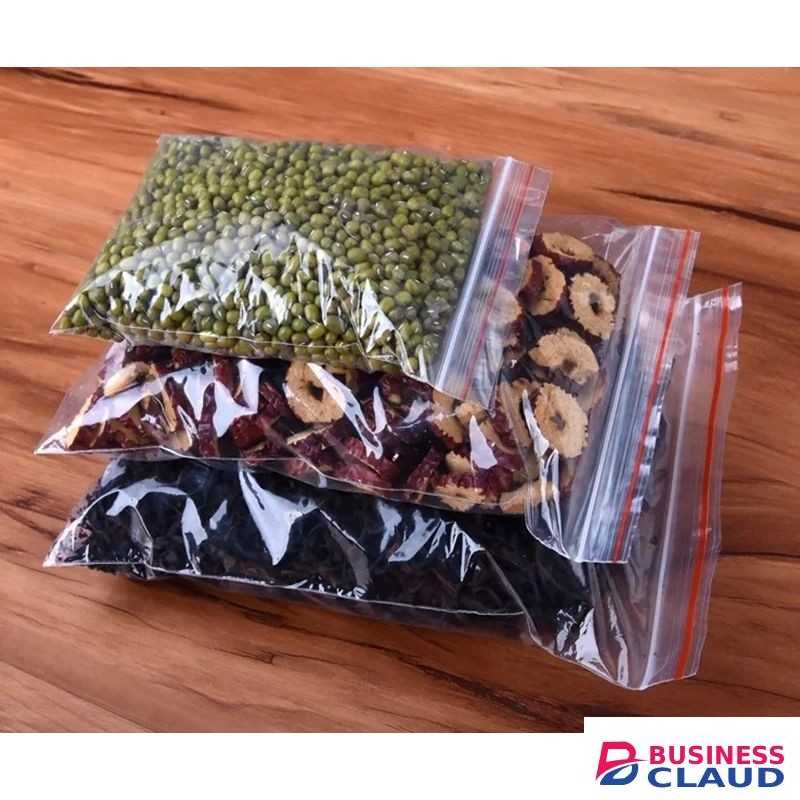 Reusable Re-sealable Food Plastic Zip Lock Bags