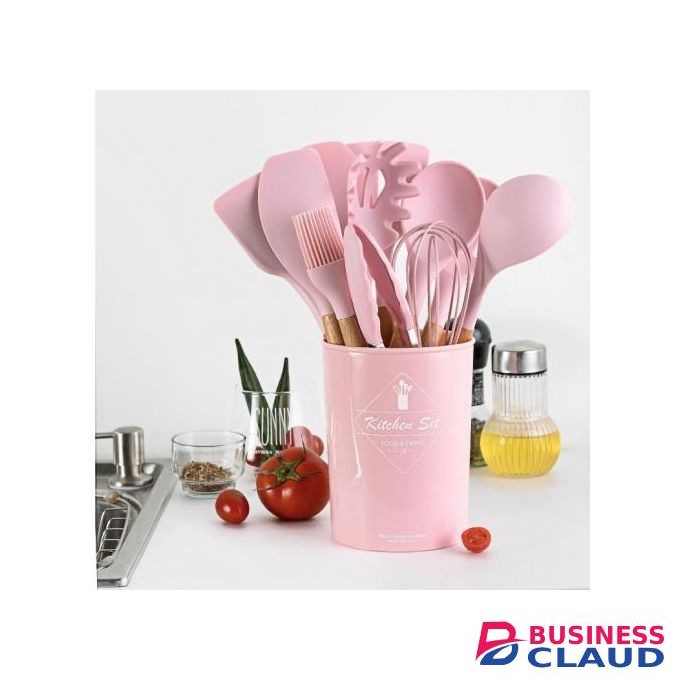 Silicone Non Stick Cooking Spoon Set