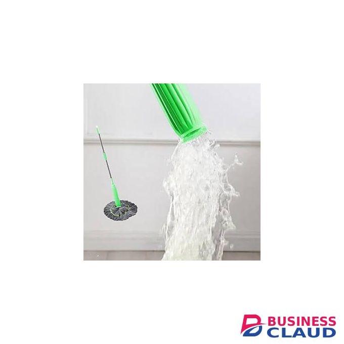 2 in 1 Dehydrated Mop, Self-Wringing Twist Mops for Floor Cleaning, Twist Mop, Microfibre Flat Mop, Wet Dry Dust Mop for Hard Floor, Kitchen Dust Cleaning Mop for Hardwood Laminate Tile Floors