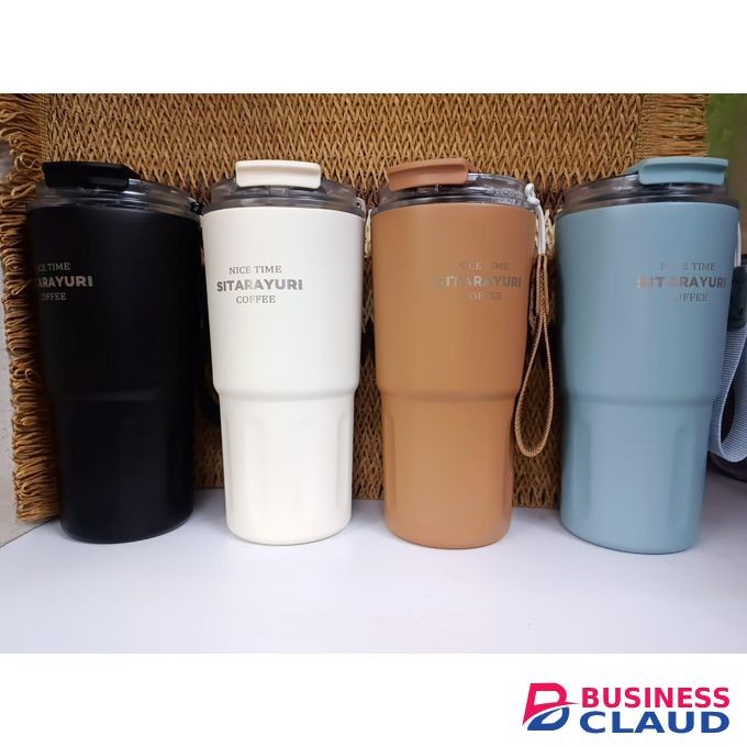 Sitarayuri Collection 500ml Thermal Cup, Double Wall Insulated Stainless Steel Travel Mug, Keeps Drinks Hot or Cold for Hours, Leak Proof and Durable