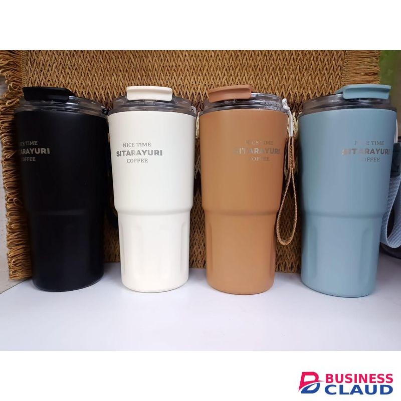 Sitarayuri Collection 500ml Thermal Cup, Double Wall Insulated Stainless Steel Travel Mug, Keeps Drinks Hot or Cold for Hours, Leak Proof and Durable