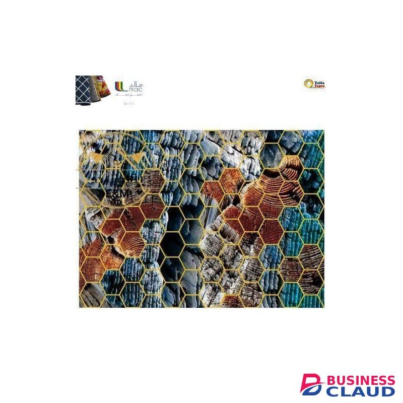 Mac Carpet LUXARIOUS HEXAGON PRINT CARPET -SOFT VELVET TEXTURE CARPETS FOR BEDROOM LIVING ROOM FLOOR MAT HOME DECOR