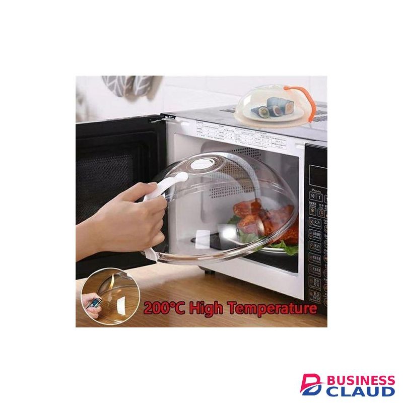 Microwave Plastic Plate Food Cover 8"