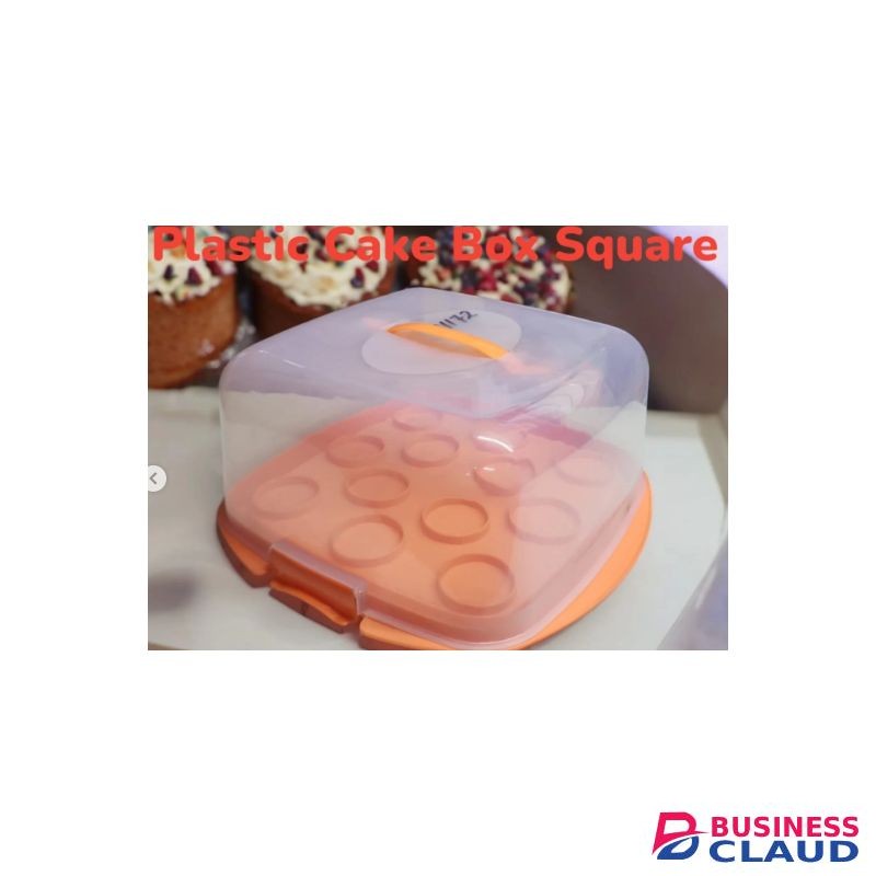 Round Plastic Cake Box For Baking.-32cm