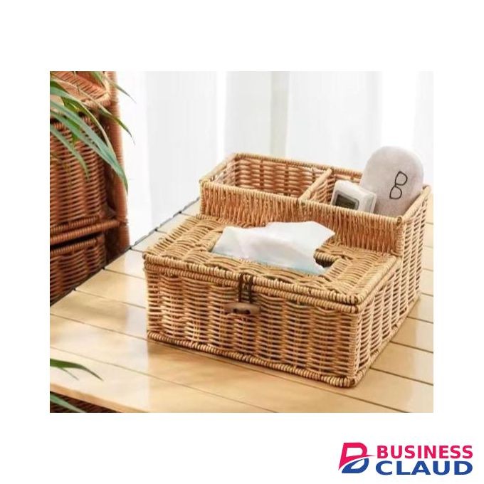3 slots storage organizer with serviette holder