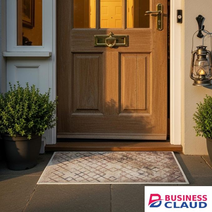Mac Carpet Luxury Geometric Door Mat Carpet – Modern Carpets Doormats For Living Room & Bedroom – Door mats 40x60cm / 50x80cm