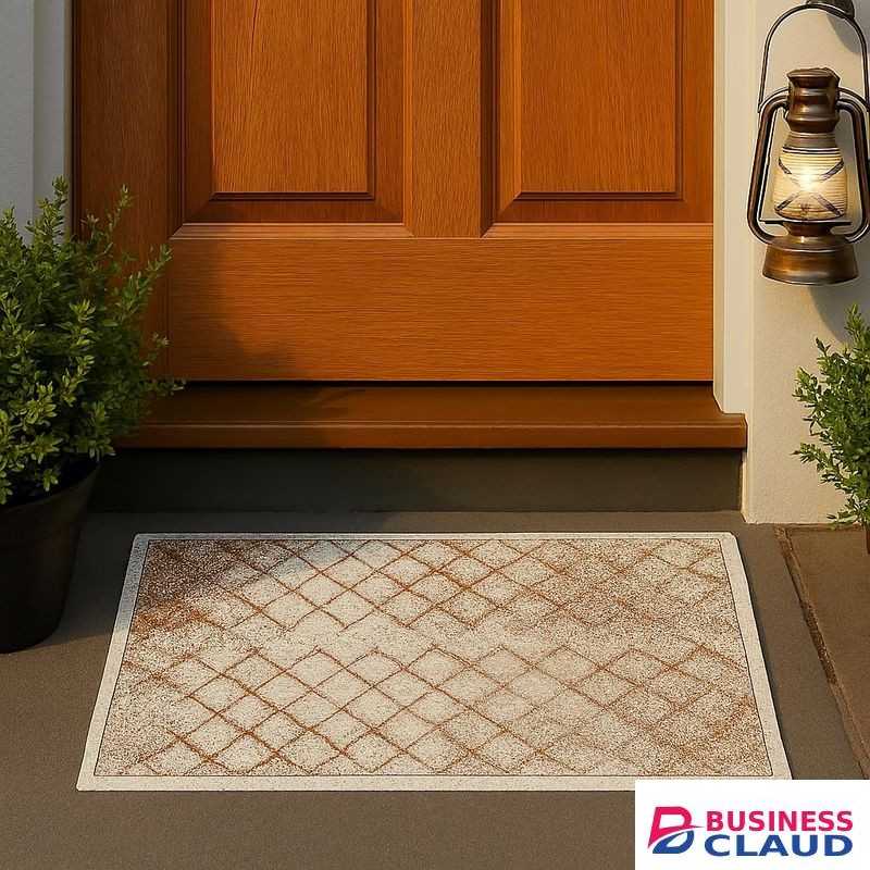 Mac Carpet Luxury Geometric Door Mat Carpet – Modern Carpets Doormats For Living Room & Bedroom – Door mats 40x60cm / 50x80cm