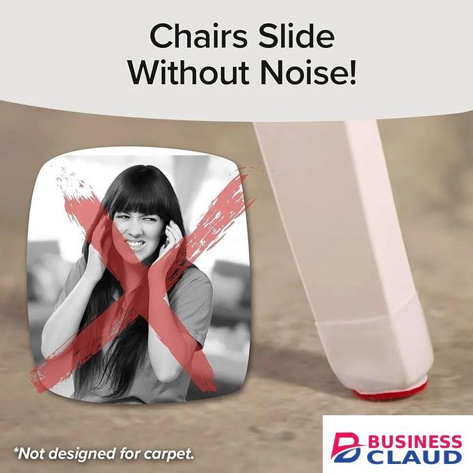 Ruby Sliders Chair Leg Protectors For Hardwood Floors, Fits All Shape Chair Legs, Furniture Pads, 8 Pack