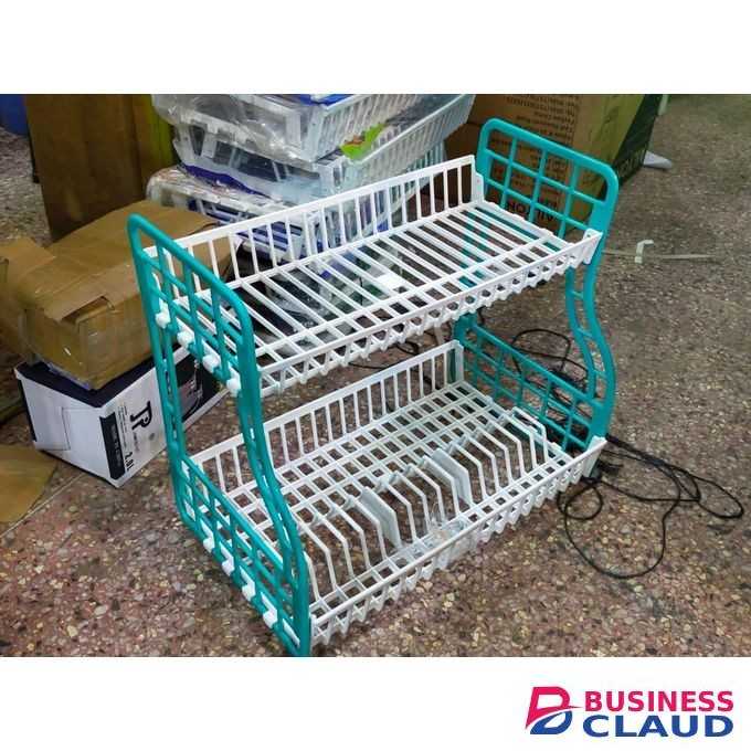 Plastic Island Two tier plastic dishrack