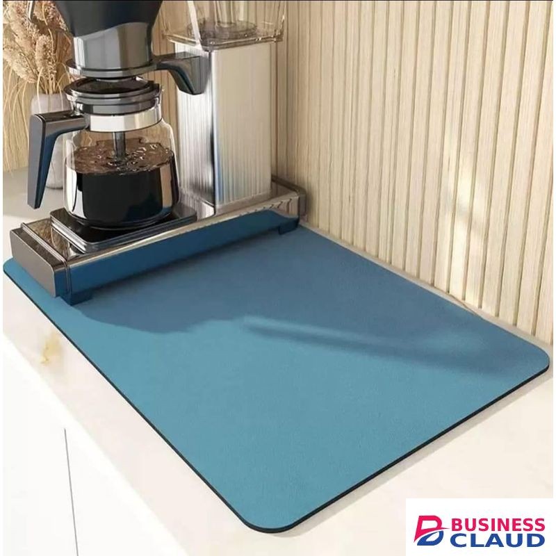 Super-Absorbent Nonslip Drain Dish Drying Mat ffor countertop