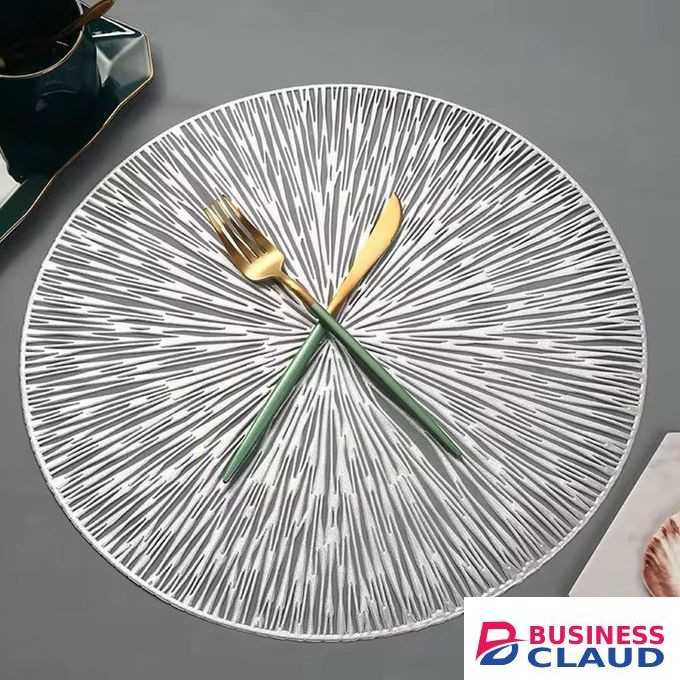 38cm Round Decorative PVC Placemats Per piece