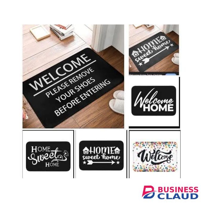 THEMED MESSAGE ENTRYWAY DOOR MATS 80*40CM