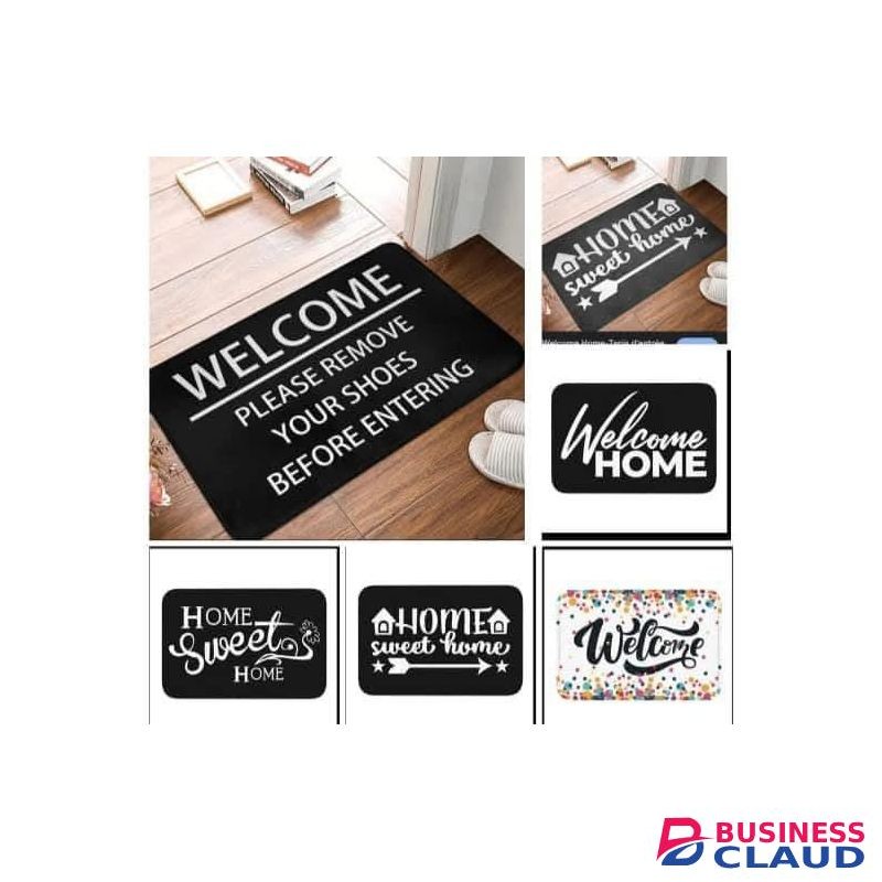 THEMED MESSAGE ENTRYWAY DOOR MATS 80*40CM