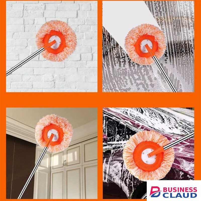 360 Rotatable Adjustable Cleaning Mop Coral Mop Head for Household Floor Cleaning Wall Cleaning Mops