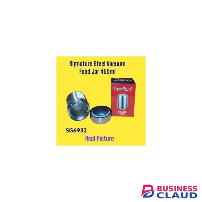 Signature Stainless Steel Vacuum Food Jar 450ml
