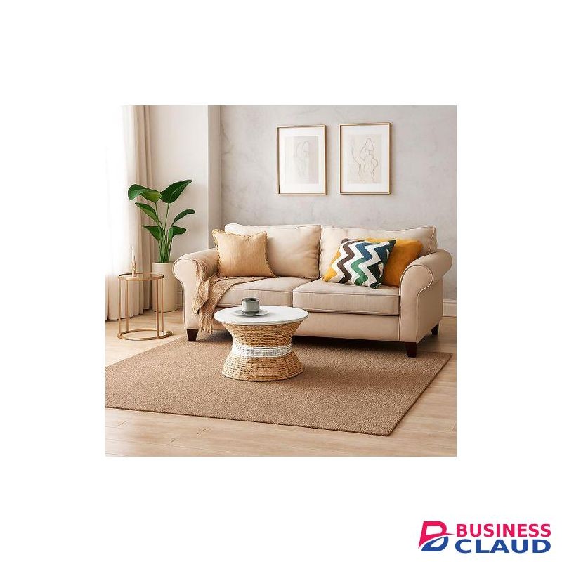 Mac Carpet Premium Brown Woven Carpet – Elegant Carpets Living Room, Bedroom, Corridor Runner, Floor Mat, Office & Home Décor Rugs