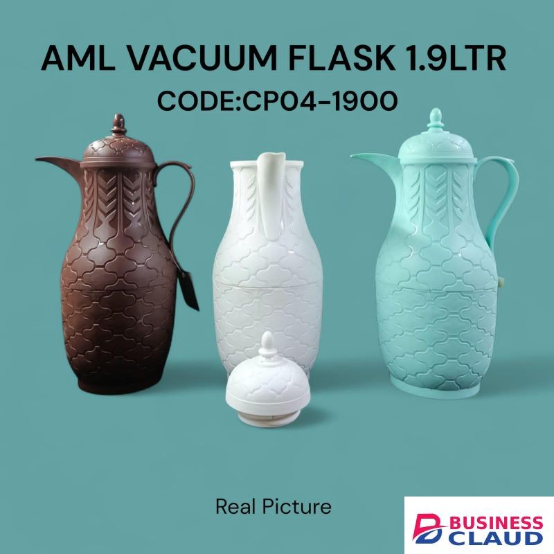 AML Vacuum / tharmos Flask 1.9 LTR Built with high-quality double-wall insulation, flask ensures excellent heat retention perfect for tea, coffee, water, juice at home, office, travel leak-resistant lid comfortable handle for easy to pour & carry.