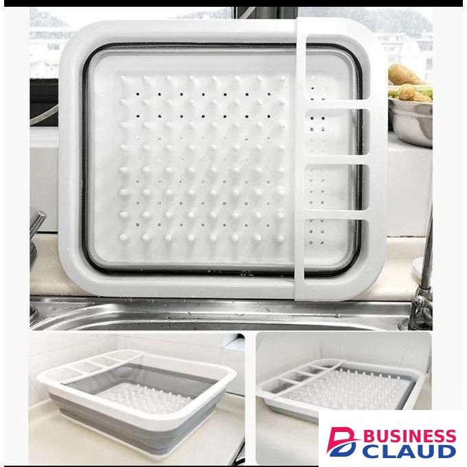FOLDABLE SILICONE DISH RACK