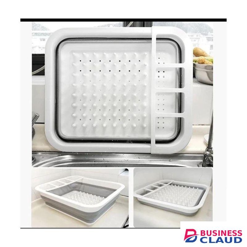 FOLDABLE SILICONE DISH RACK