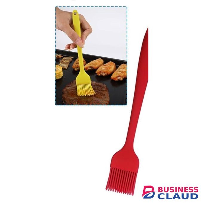 Oil Brush And Pastry Brush Spatula Set Made With 100% Food Grade Silicone For Baking, Cooking, Oiling Multipurpose Use