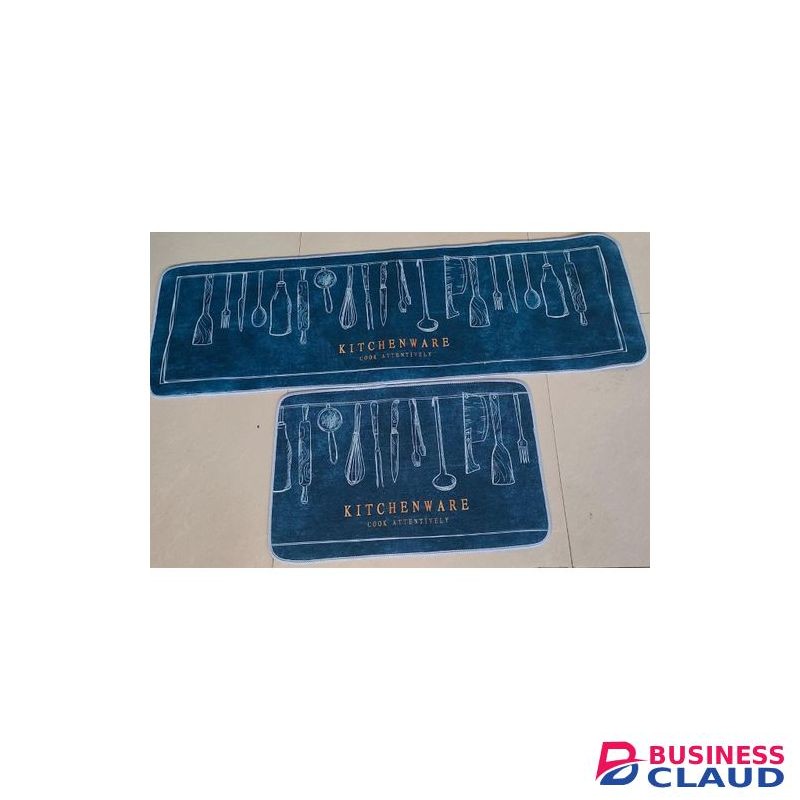 2 Pcs Kitchen Anti-Slip Floor Mats Anti Slip