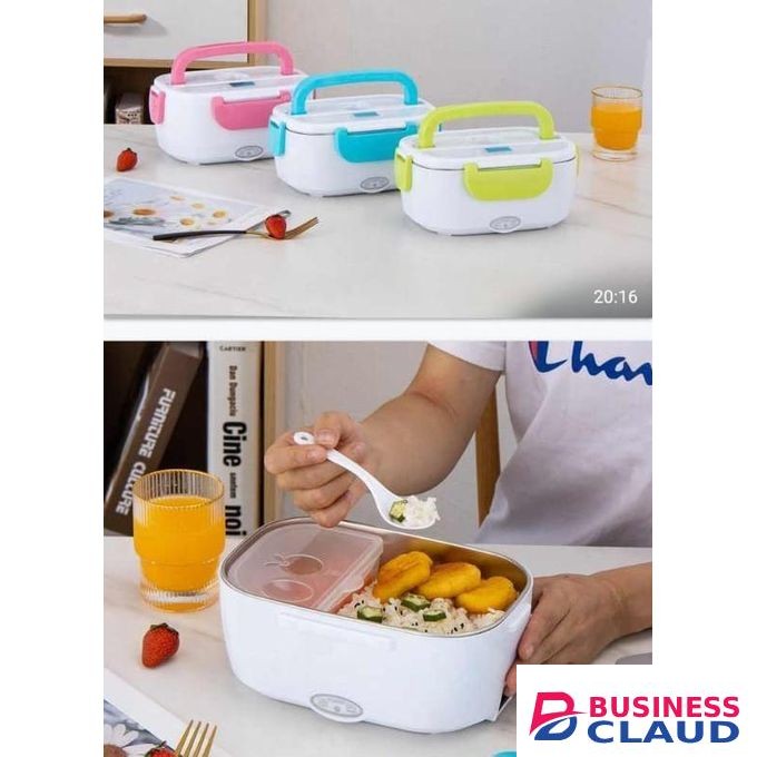 New Arrival Electric Lunch Box Which Is Metallic Inside