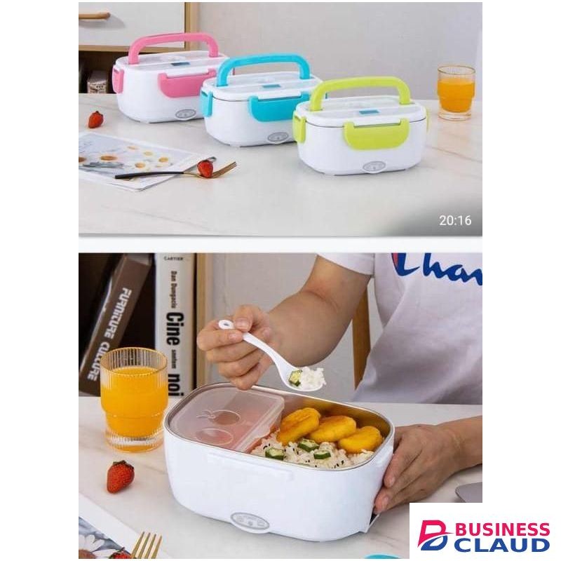 New Arrival Electric Lunch Box Which Is Metallic Inside