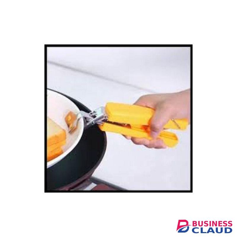 Stainless Steel Sufuria Gripper Kamata With Plastic Handle