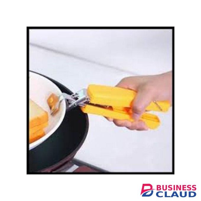 Stainless Steel Sufuria Gripper Kamata With Plastic Handle