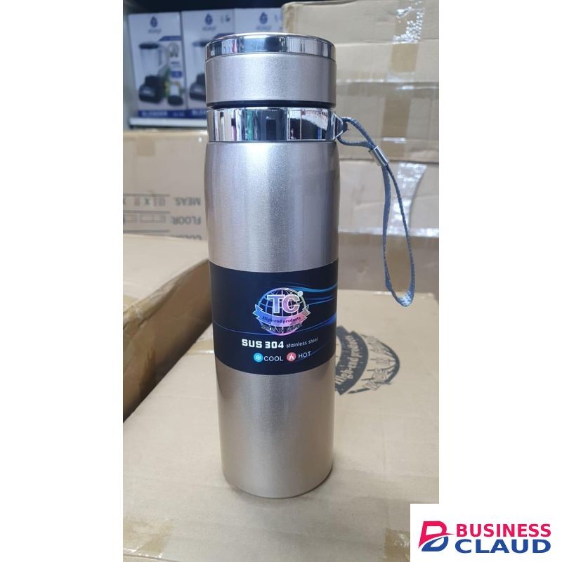 TC 1L Insulated Thermal Bottle Coffee Vacuum Flasks Stainless Steel Thermos Bottle Super Resistant Ideal for Hot and Cold Drinks.